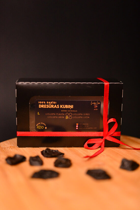 Kaltēti liellopa aknas kubiņi 2x2 cm