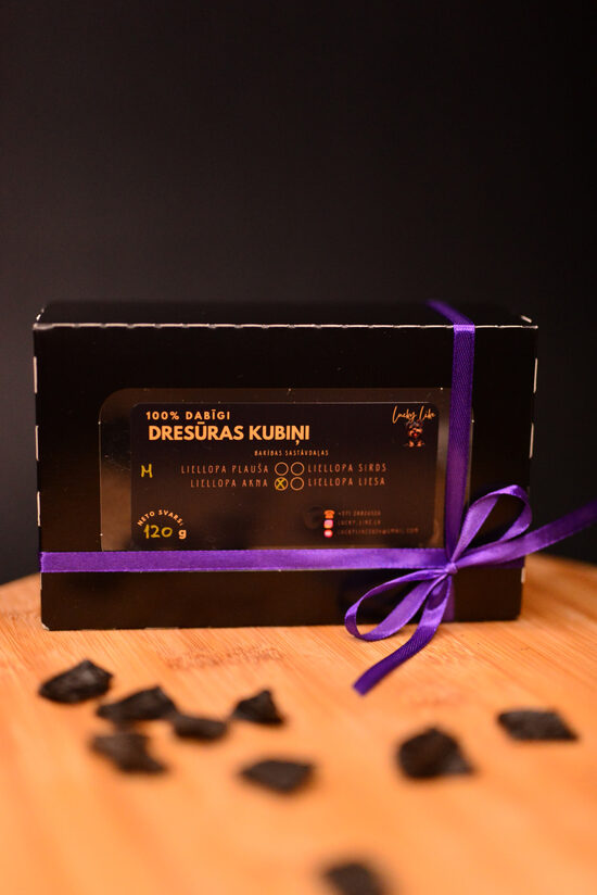 Kaltēti liellopa aknas kubiņi 1x1 cm